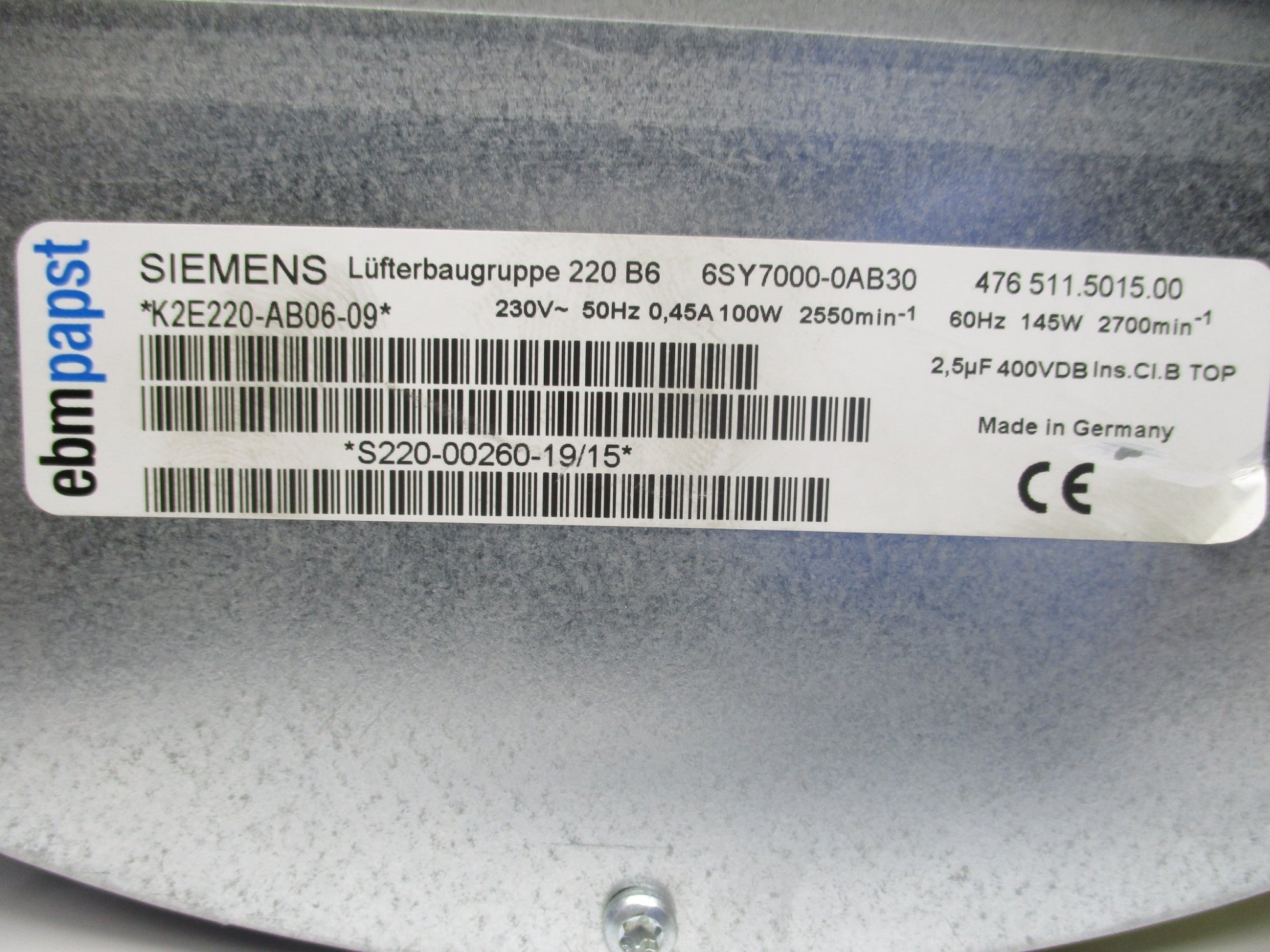 SIEMENS 6SY7000-0AB30 NSNP