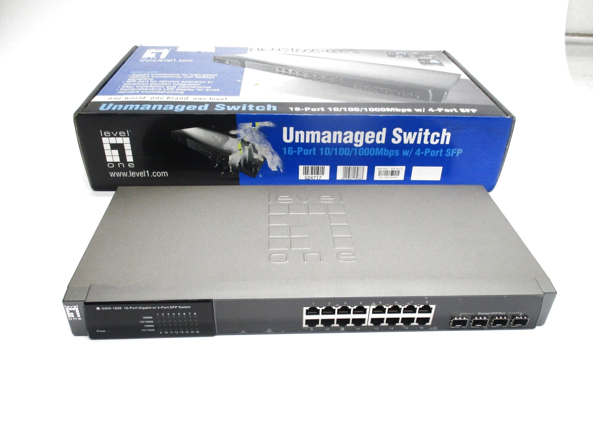 LEVEL ONE GSW-1656 NSMP