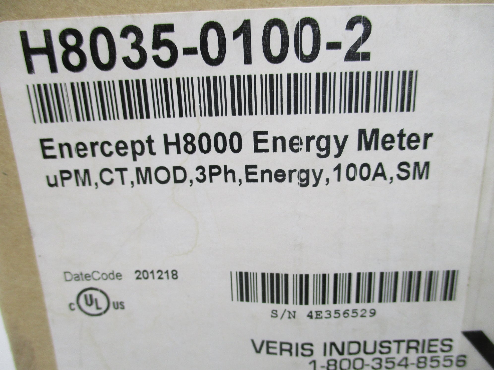 VERIS INDUSTRIES H8035-0100-2 NSMP