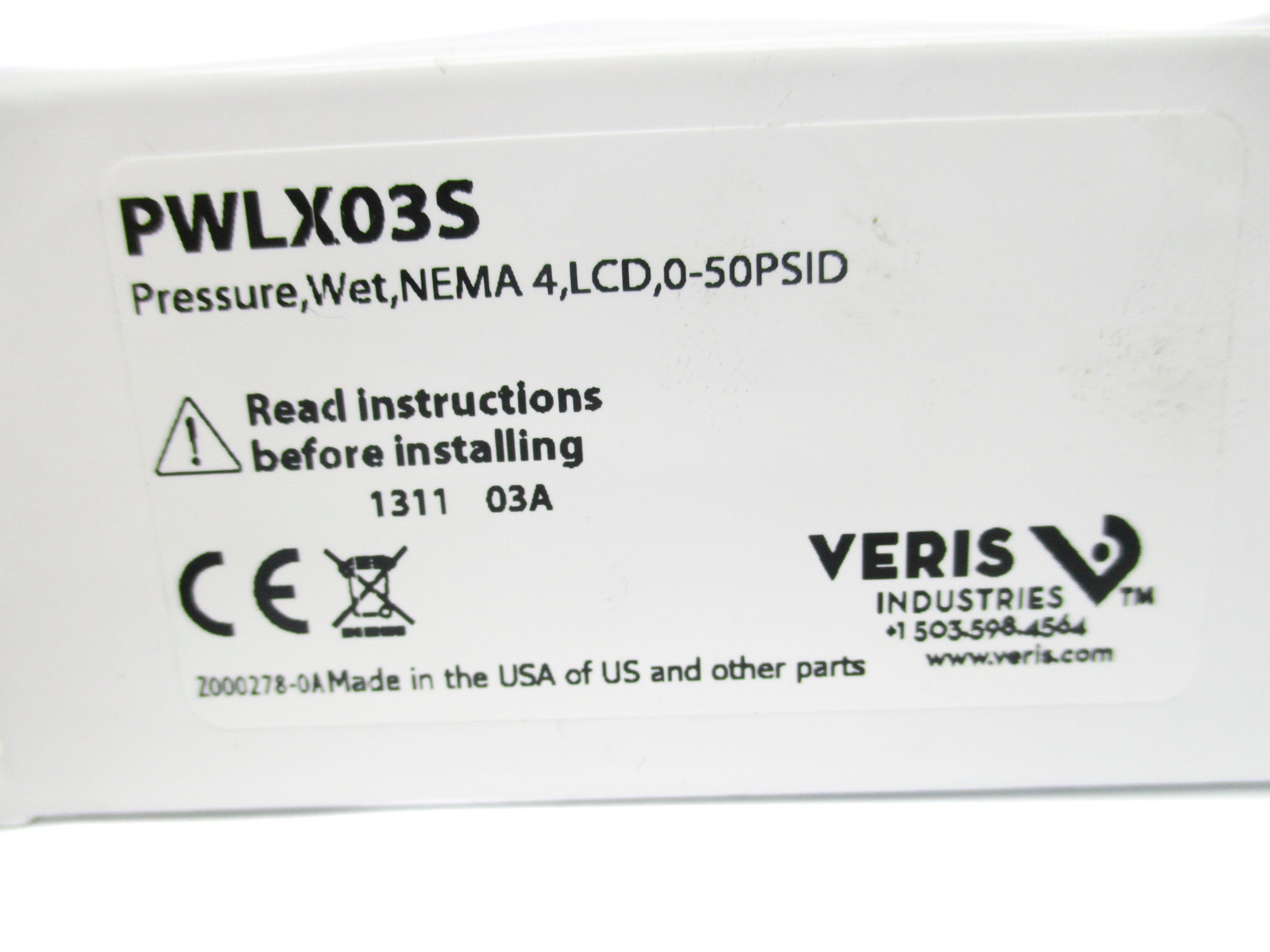 VERIS INDUSTRIES PWLX03S NSMP