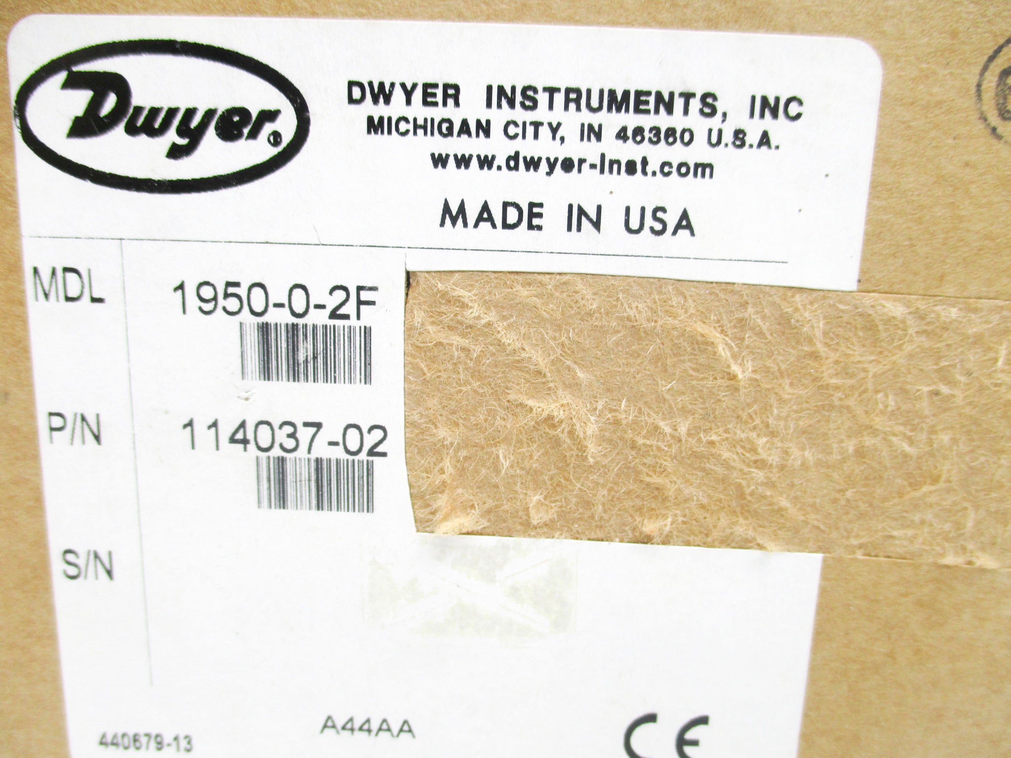 DWYER 1950-0-2F 480VAC 15A 10PSI NSMP