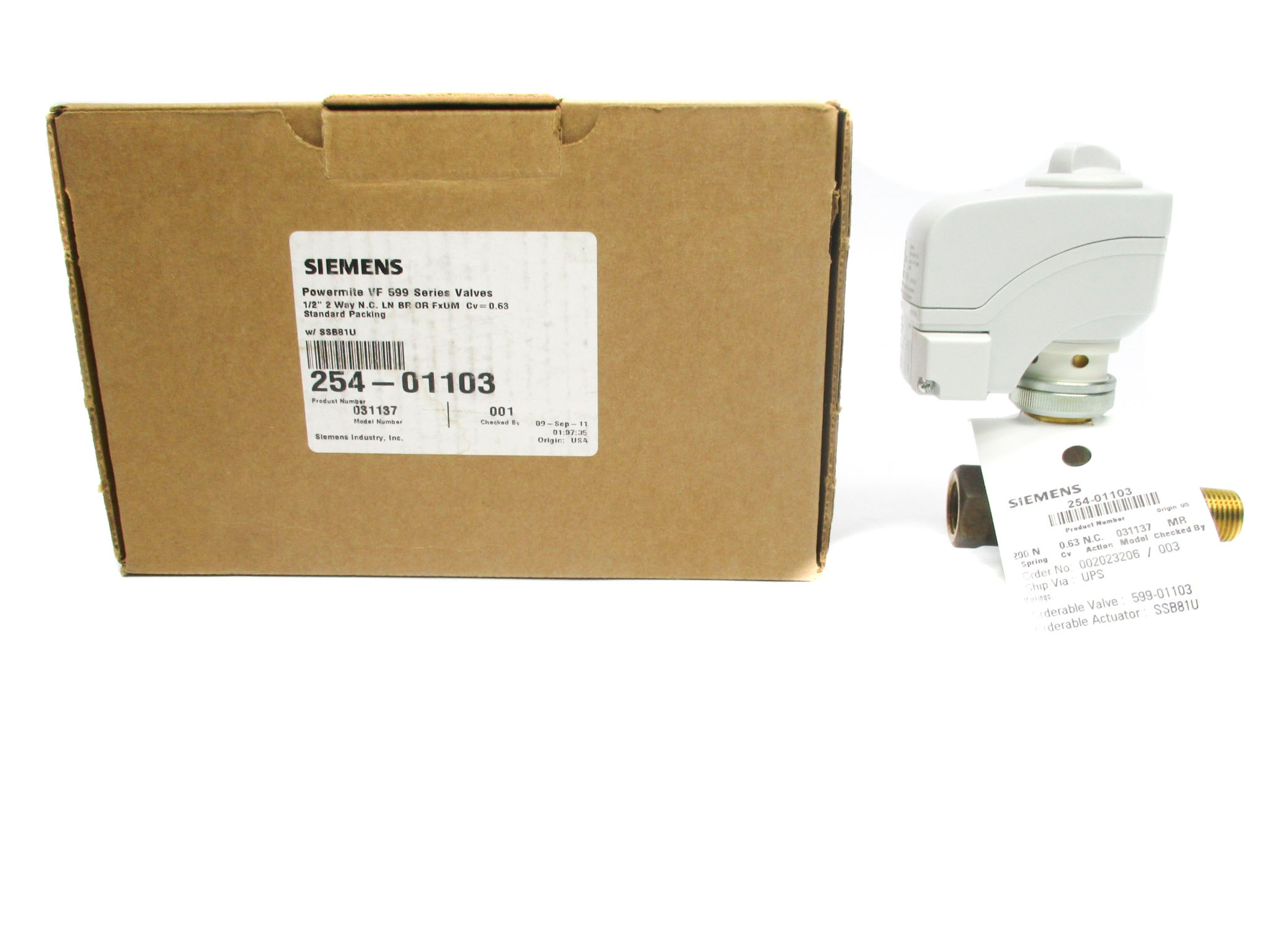 SIEMENS 254-01103 24VAC NSMP