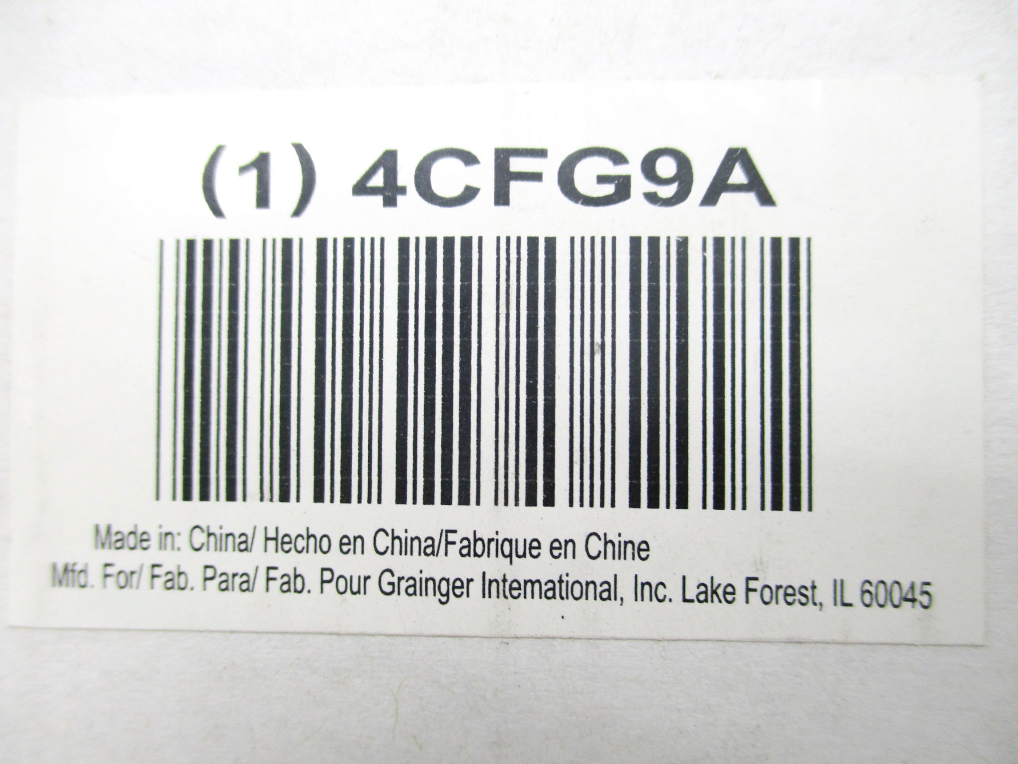 GRAINGER 4CFG9A NSMP