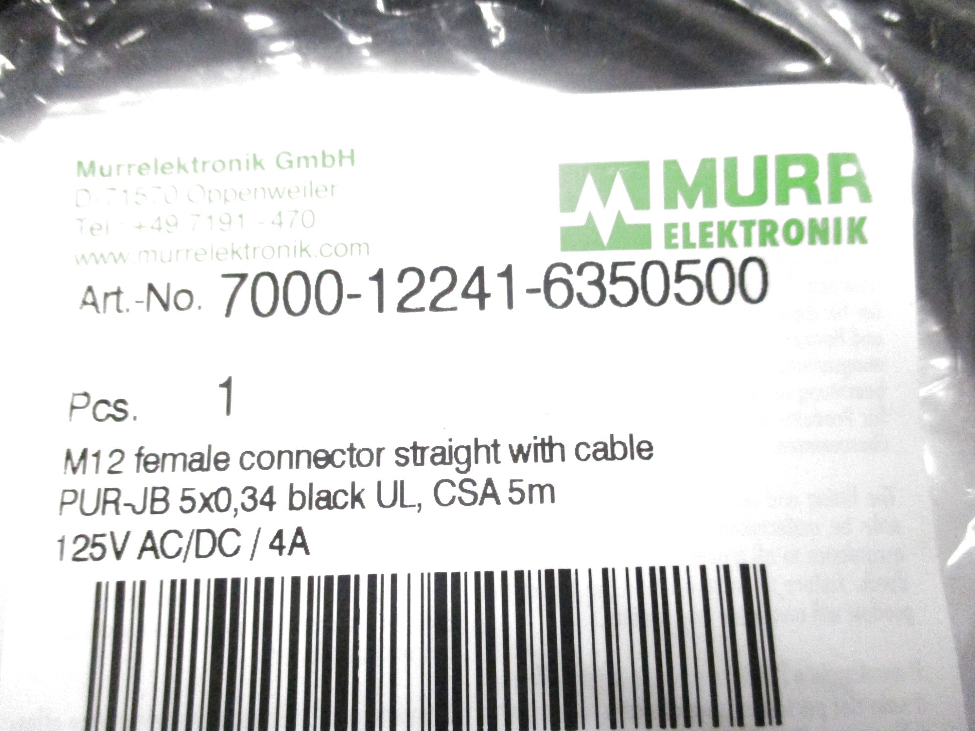 MURR ELEKTRONIK 7000-12241-6350500 NSMP