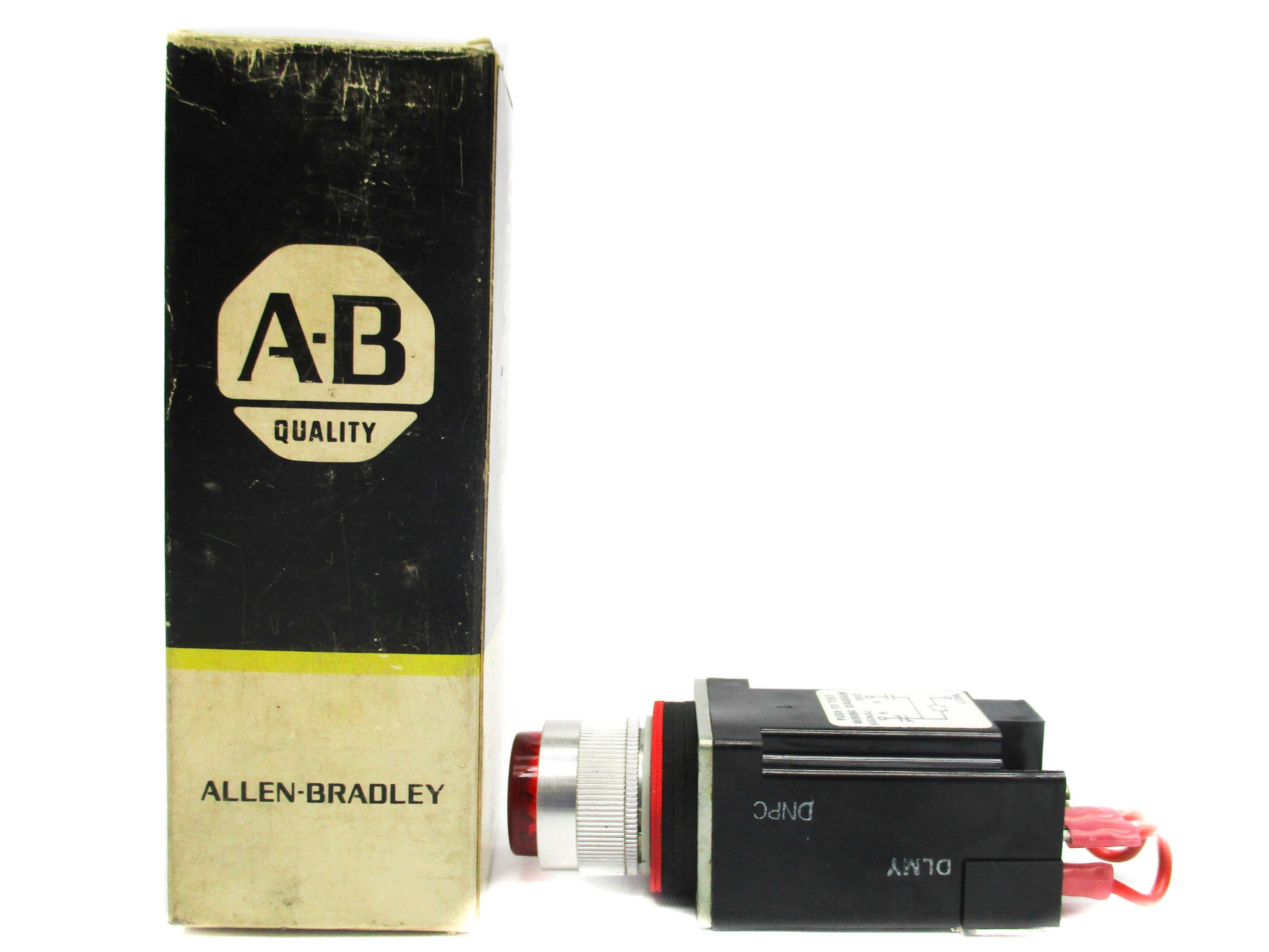 ALLEN BRADLEY 800MR-PT16R SER. D 110/120V (BK/YL) NSMP