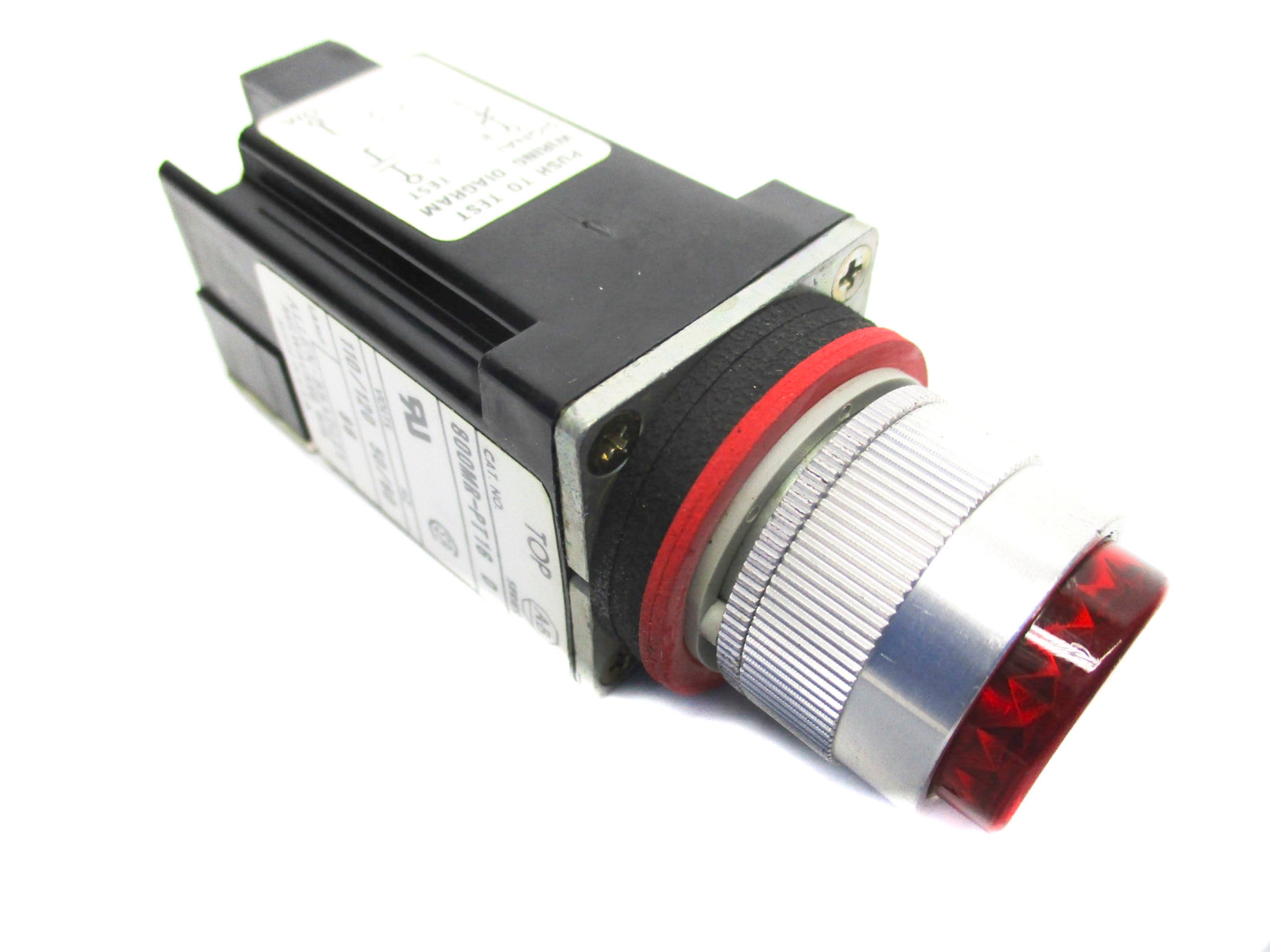 ALLEN BRADLEY 800MR-PT16R SER. D 110/120V (BK/YL) NSMP