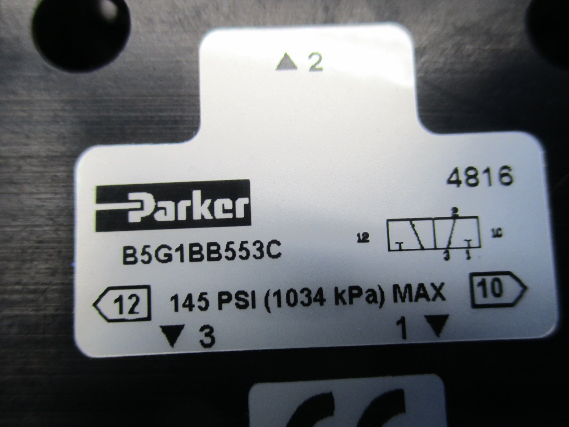 PARKER B5G1BB553C 115/120V 145PSI NSMP