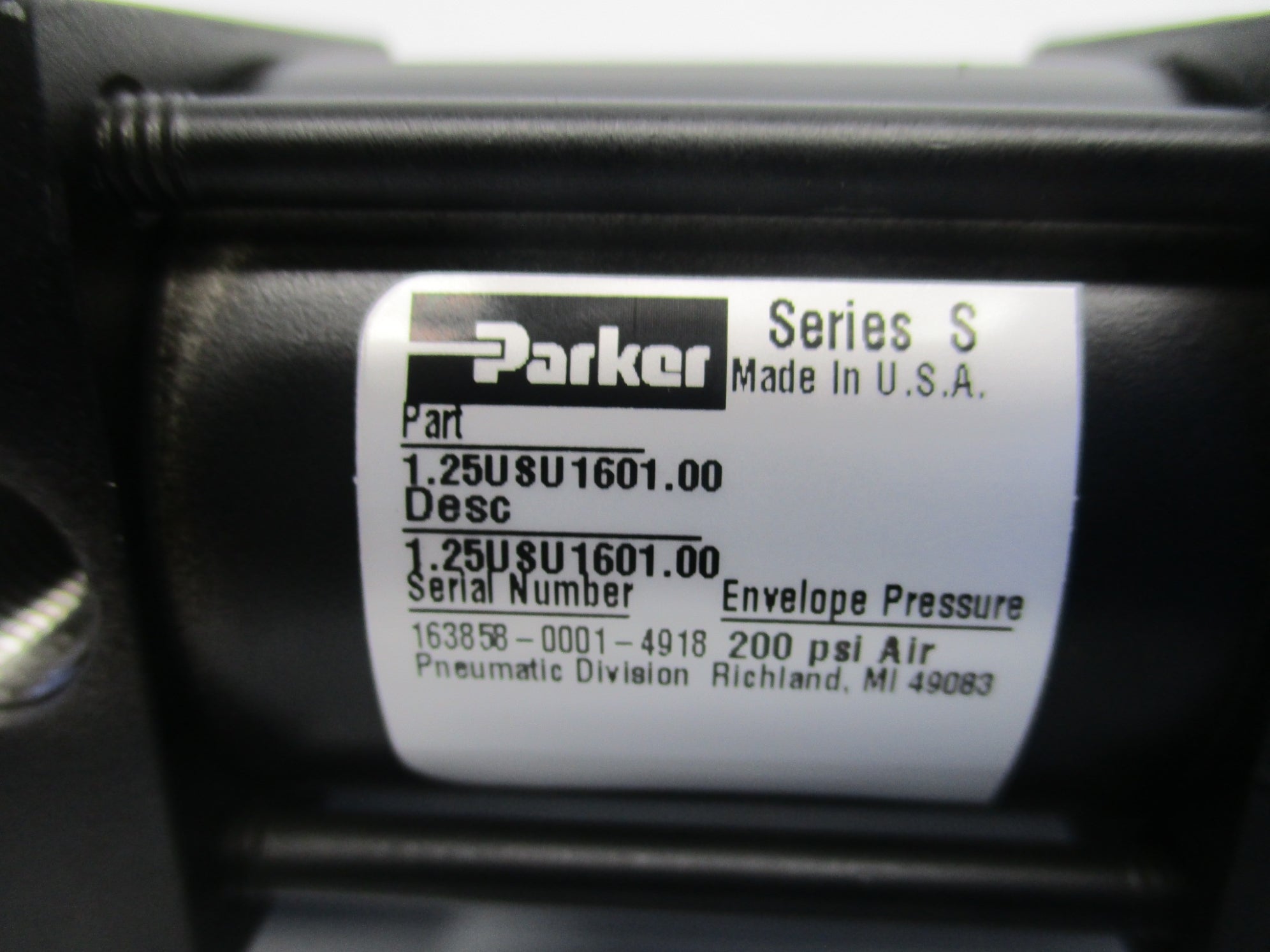 PARKER 1.25USUU1601.00 NSNP
