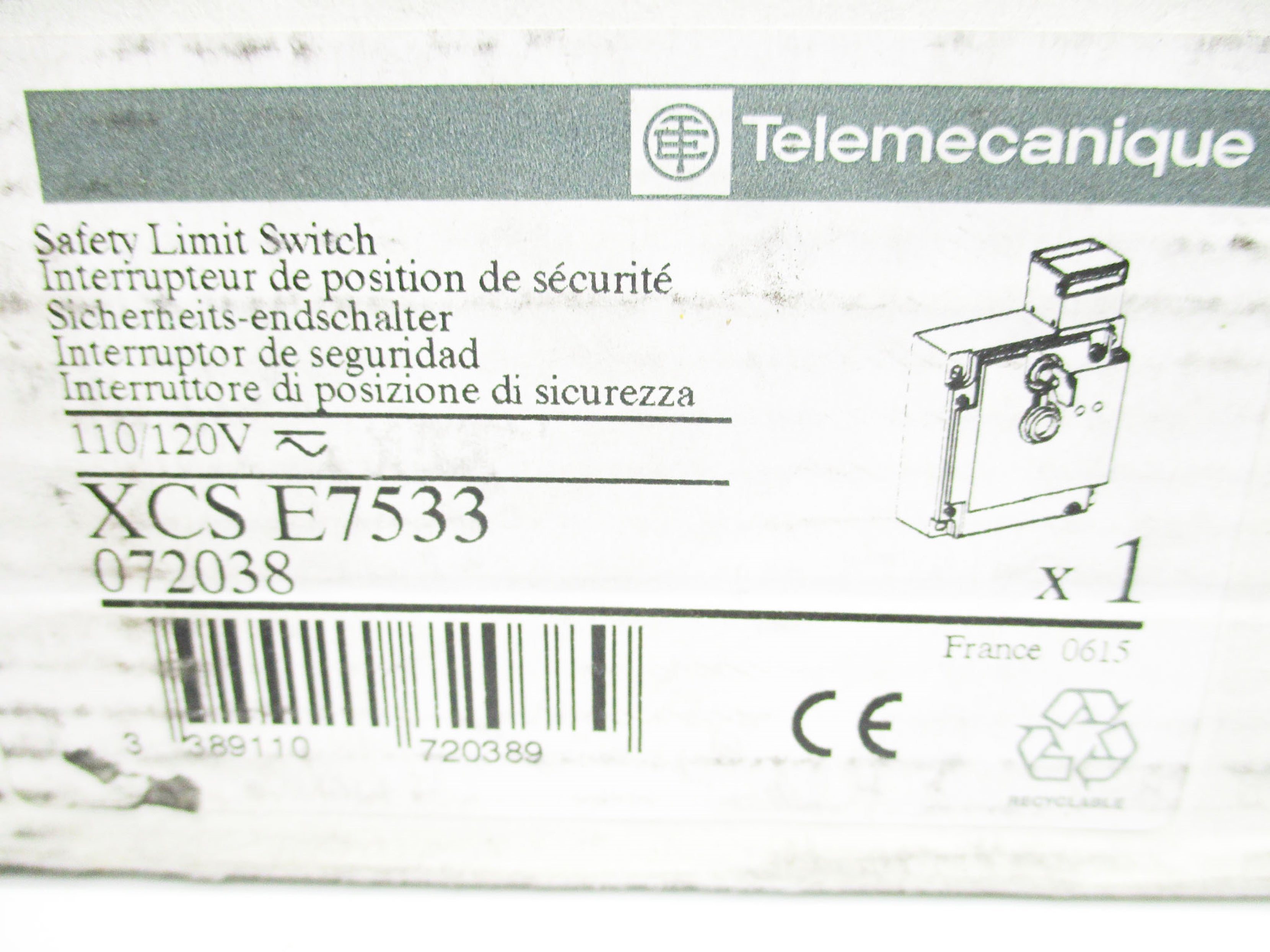 TELEMECANIQUE XCSE7533 (NO KEY) NSMP