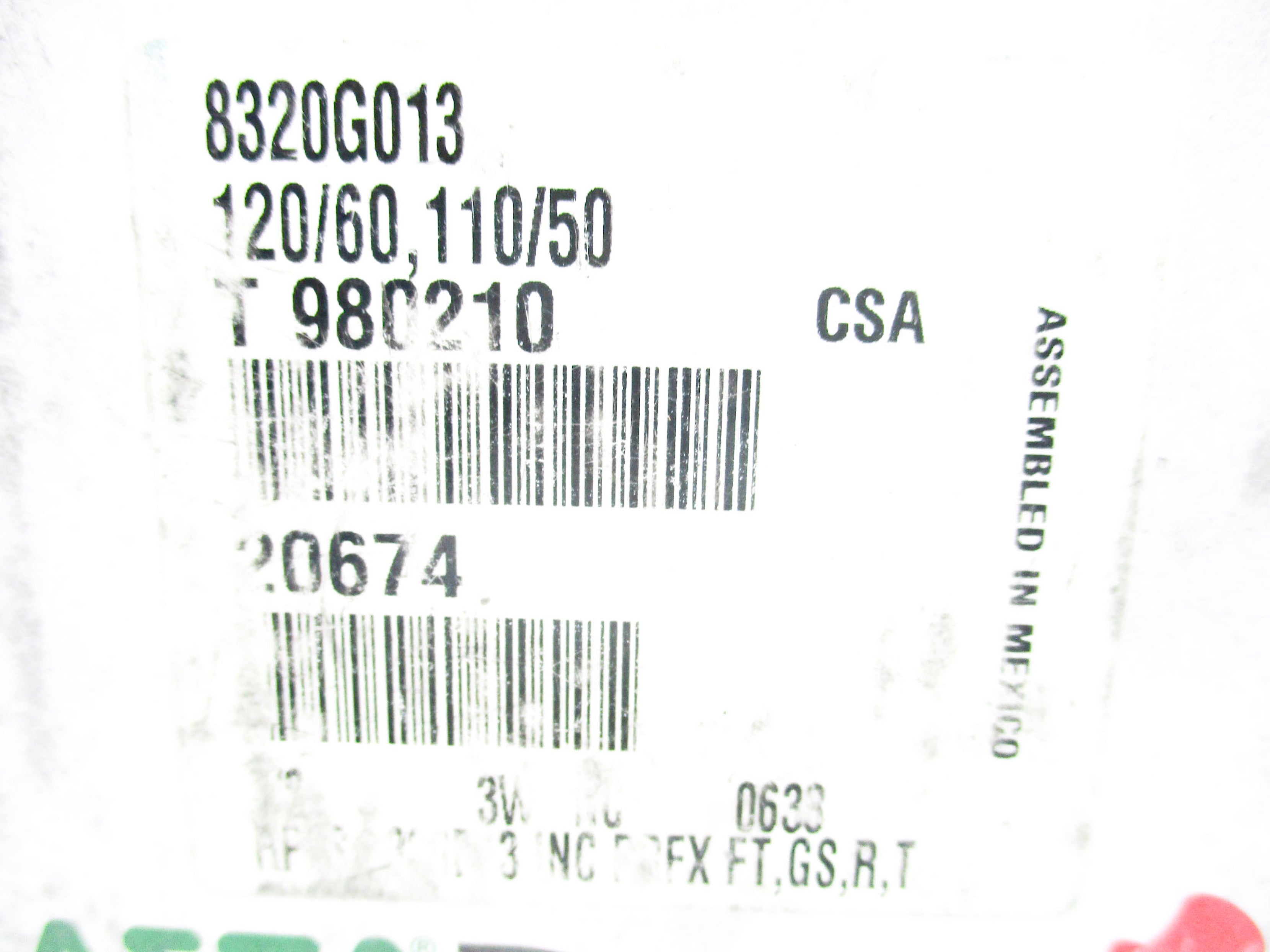 ASCO 8320G013 110/120V 125-150PSI 1/8" NSMP