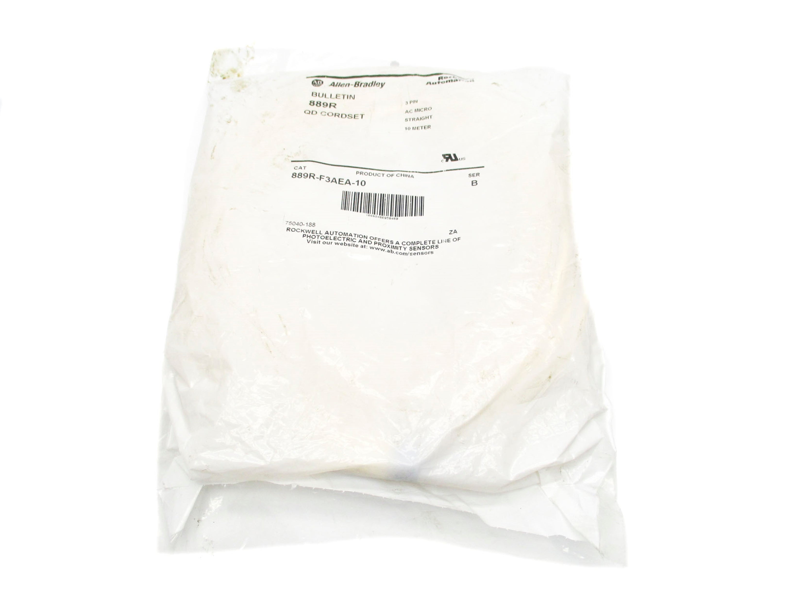 ALLEN BRADLEY 889R-F3AEA-10 SER. B 250V 4A NSMP