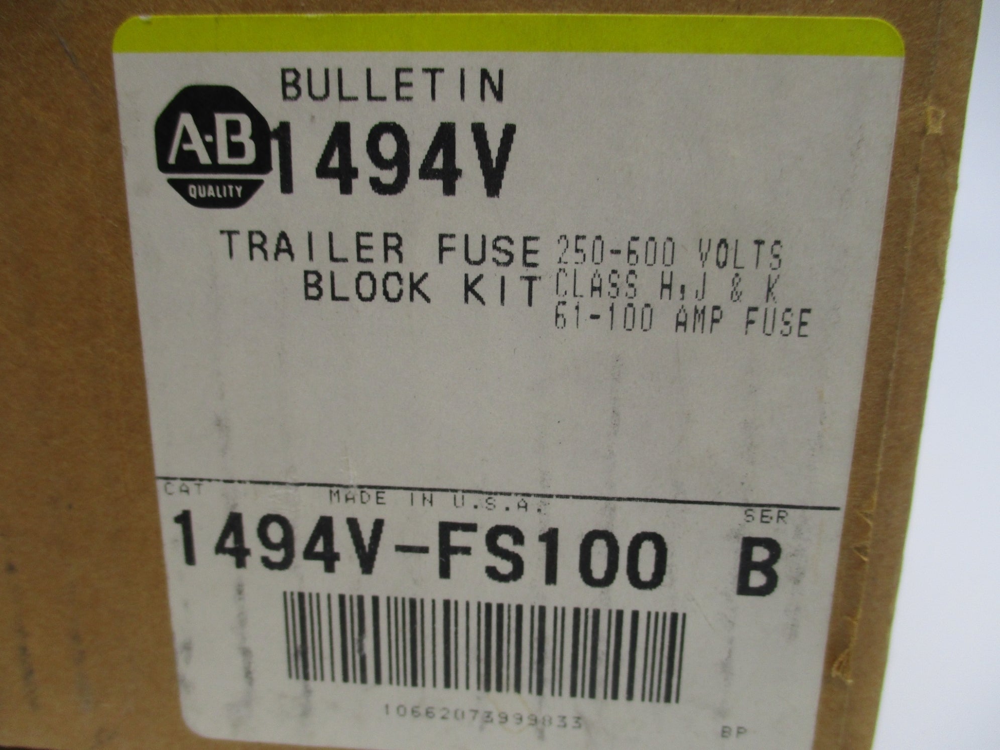 INDUSTRIAL SPARE PART 1494V-FS100 SER. B (BR/YL) NSMP
