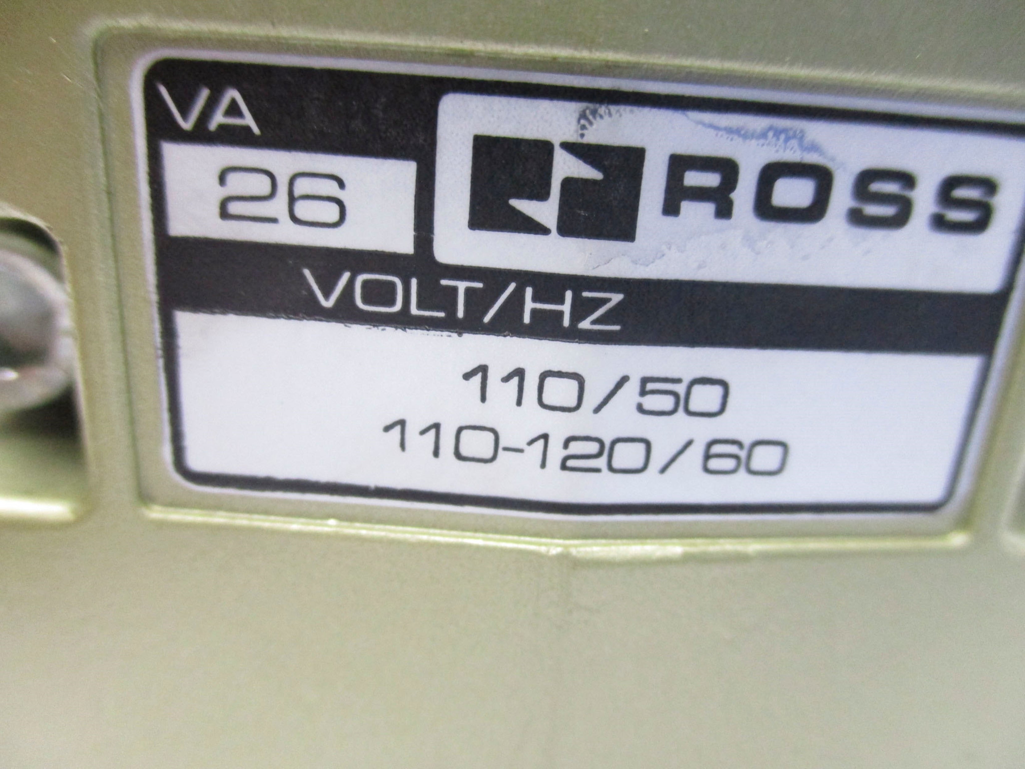 ROSS W7076A8902 110V/50HZ-110-120V/60HZ 2-10BAR NSMP