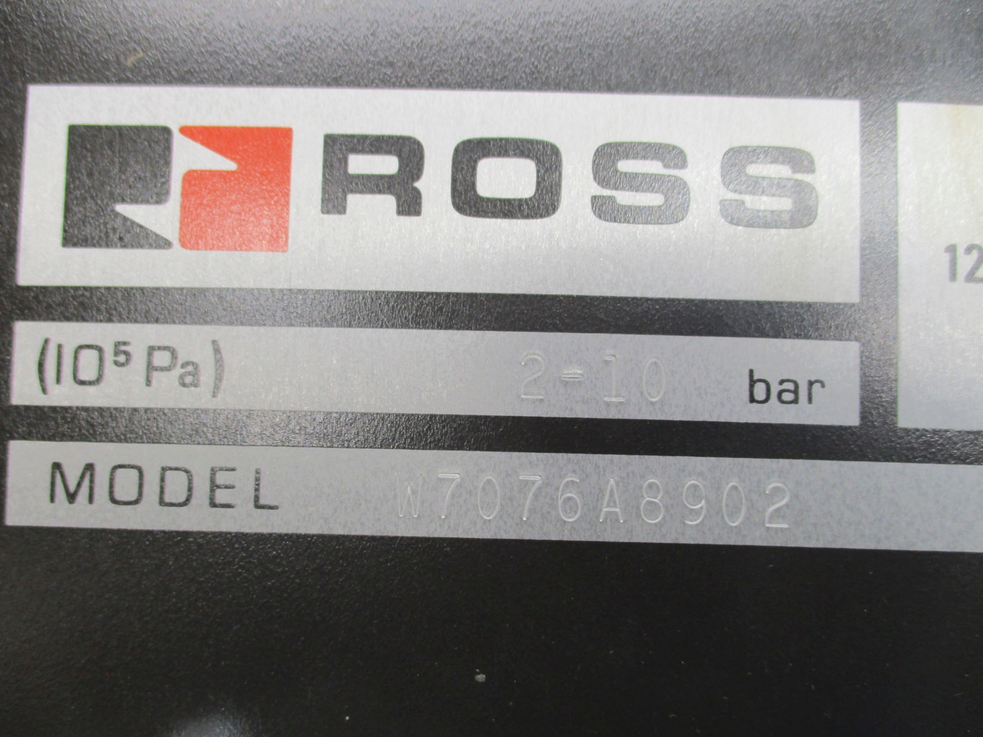 ROSS W7076A8902 110V/50HZ-110-120V/60HZ 2-10BAR NSMP