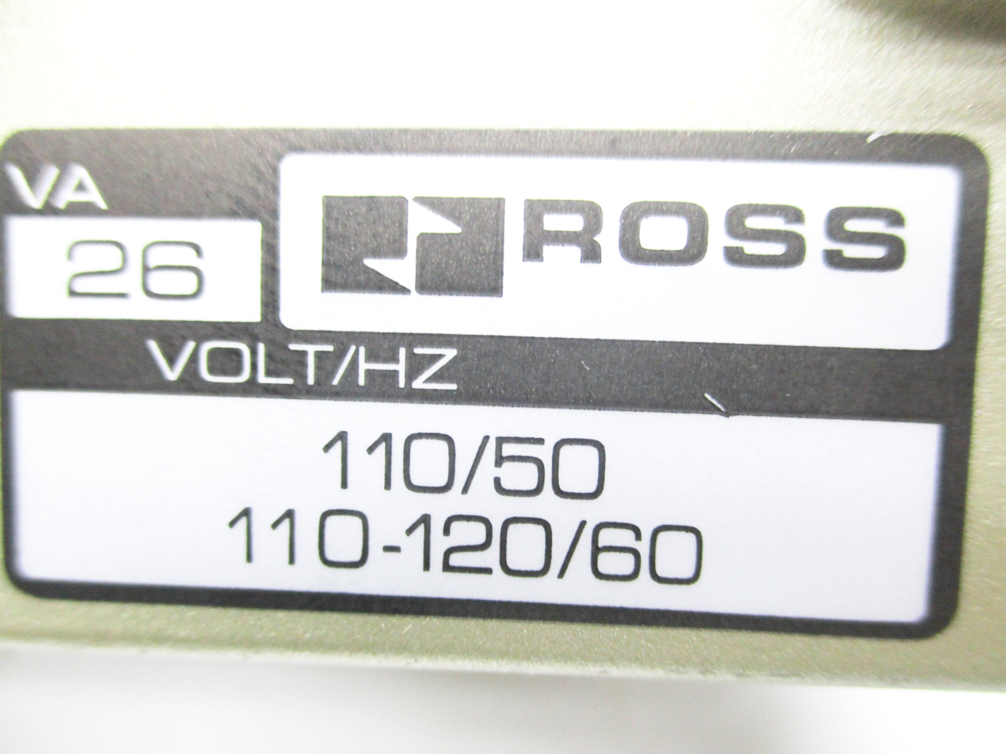 ROSS 2776B5001Z 110-120V NSMP
