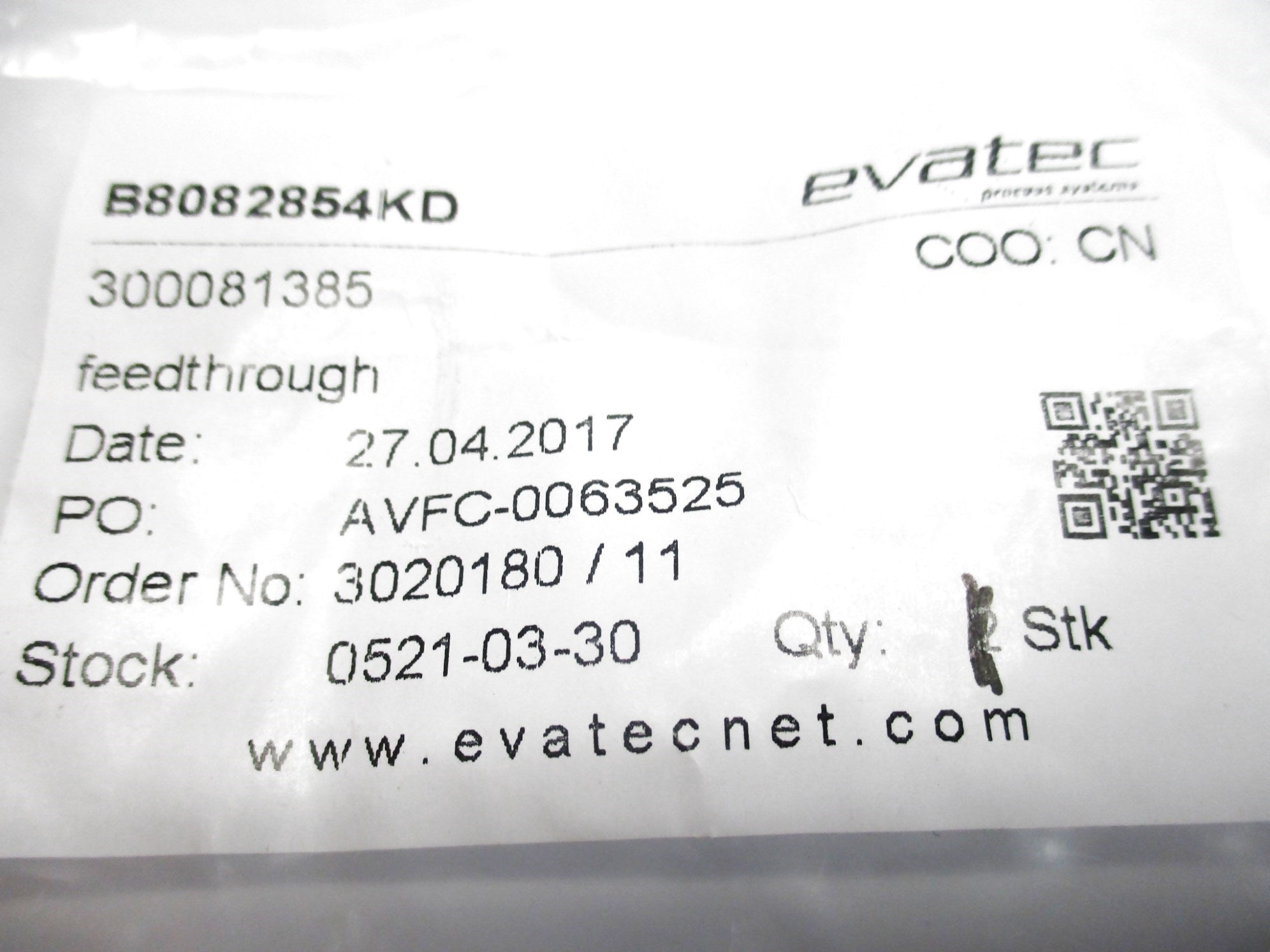 EVATEC 300081385 B8082854KD NSMP