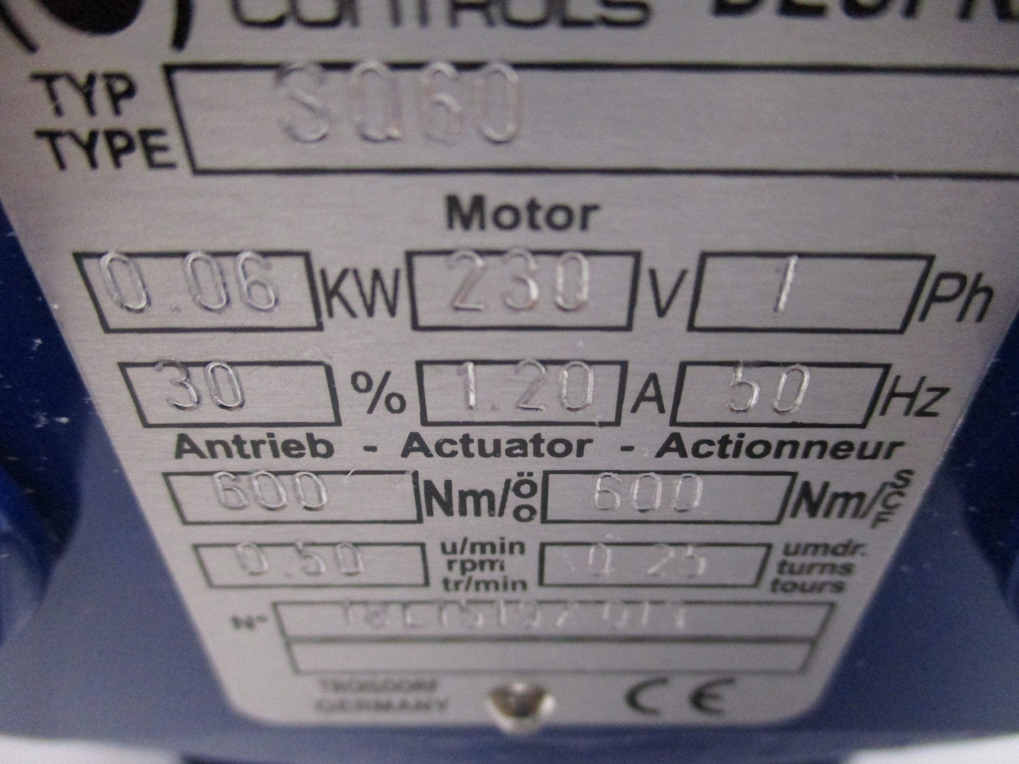 BERNARD CONTROLS S060 NSNP