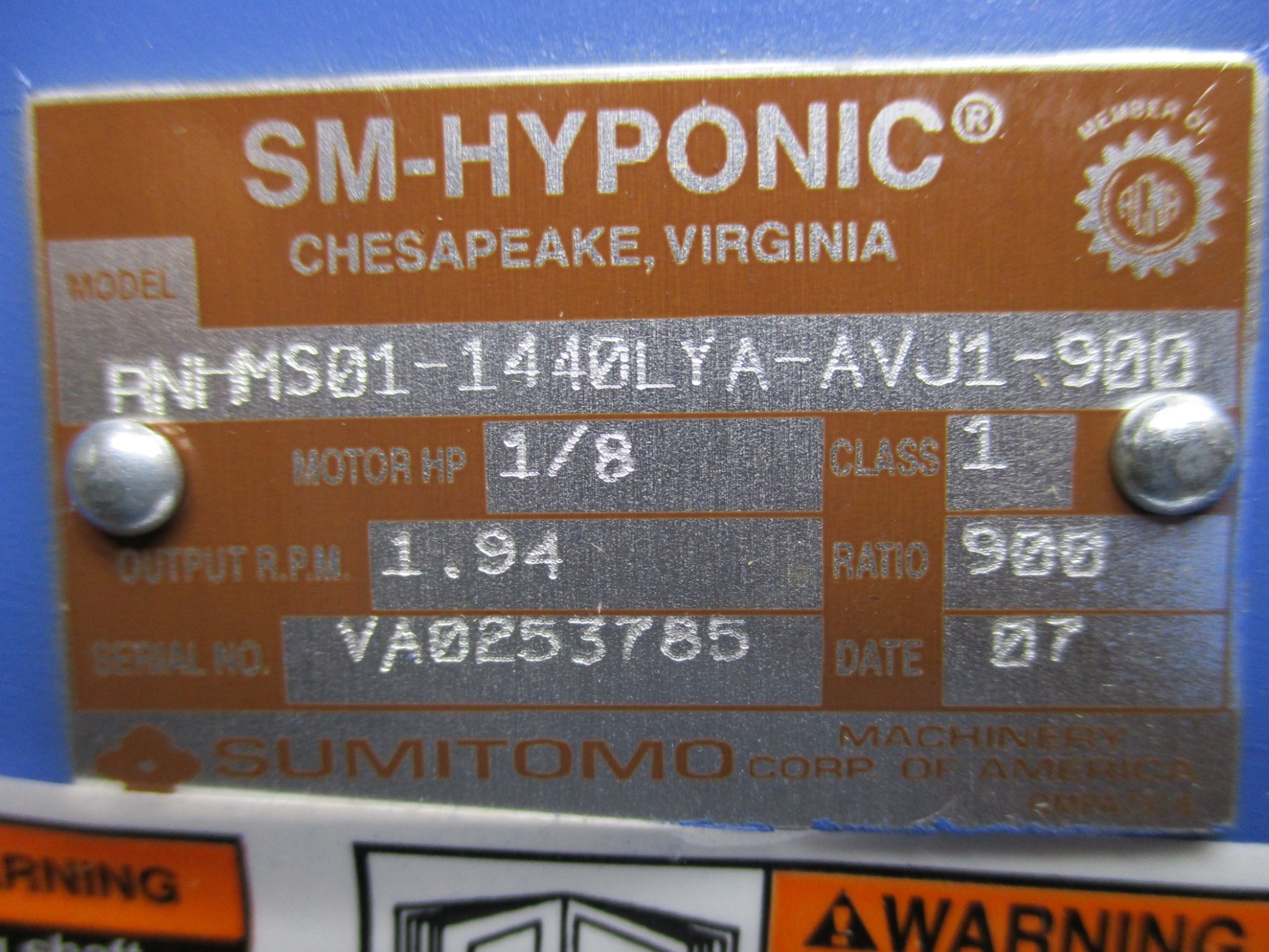 SUMIMOTO TC-FV NSMP