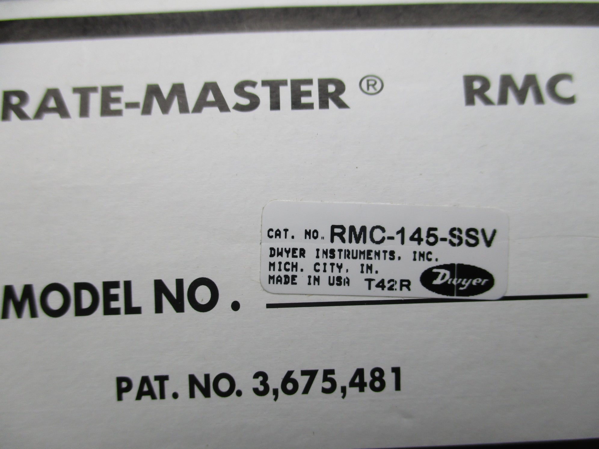 DWYER RMC-145-SSV 0-10GPM NSMP