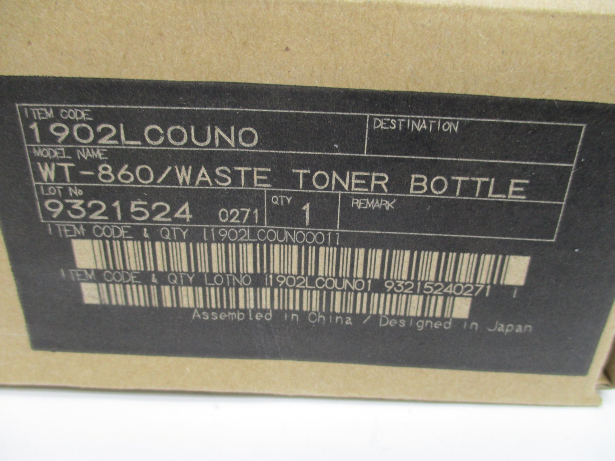 SPARE PART WT-860 NSMP