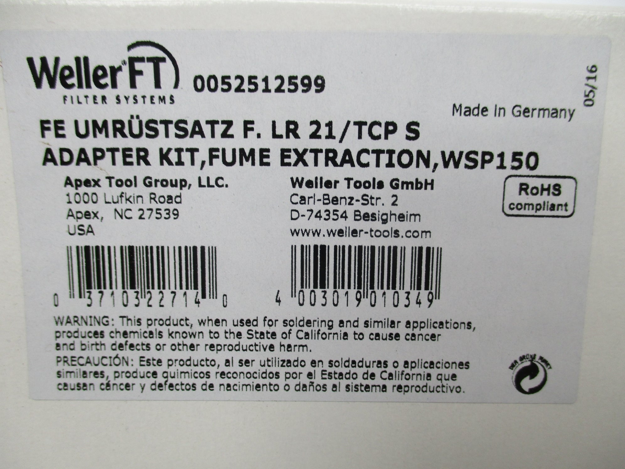WELLER 0052512599 NSMP