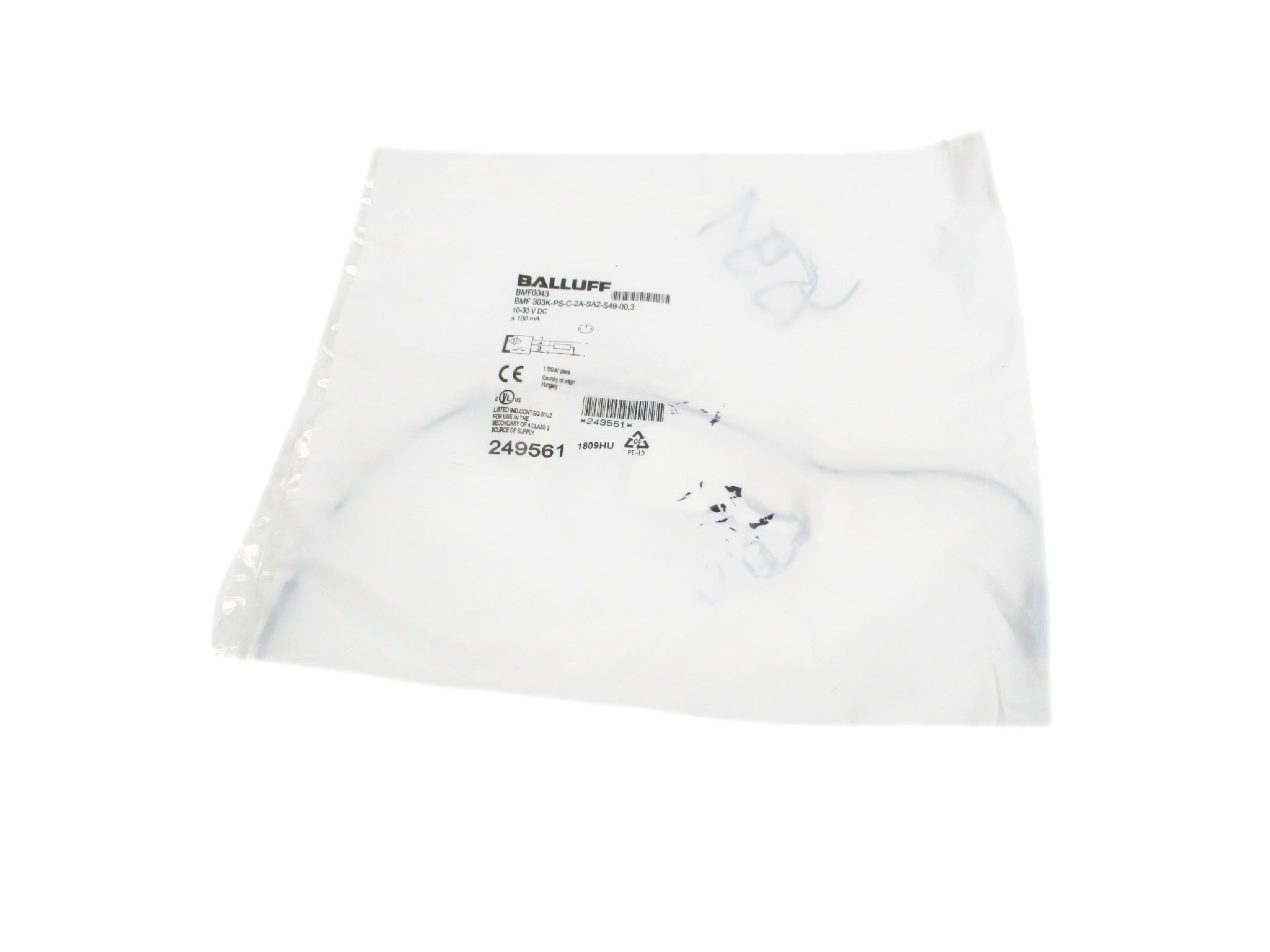 BALLUFF BMF303K-PS-C-2A-SA2-S49-00,3 BMF0043 10-30VDC NSMP