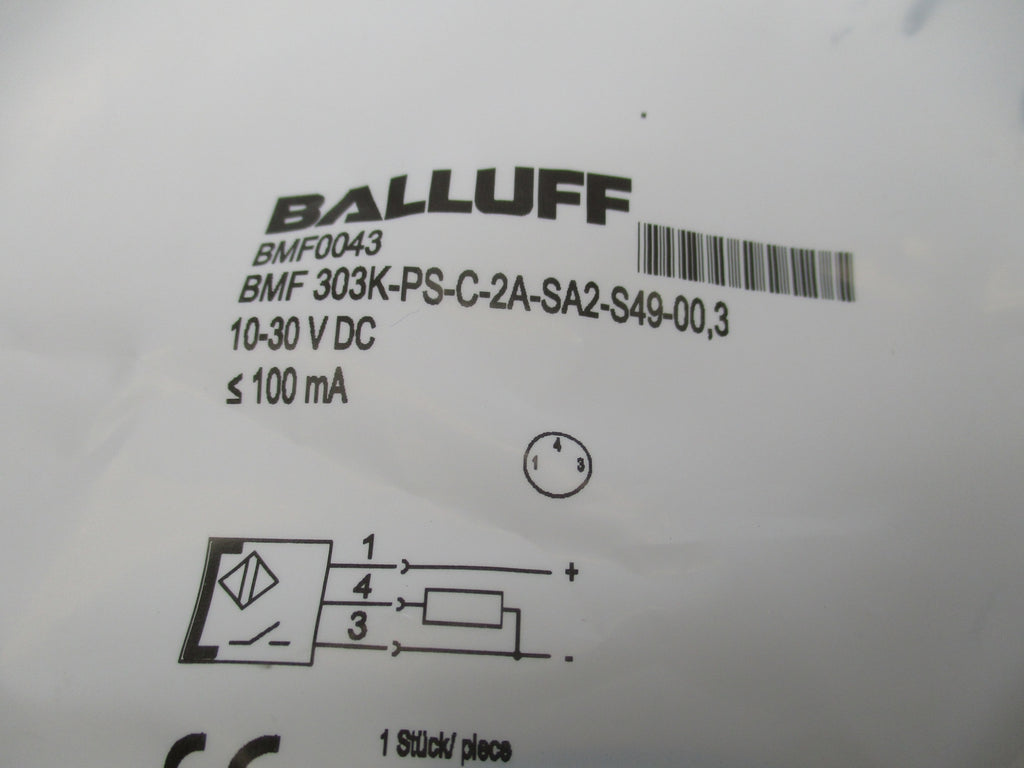 BALLUFF BMF303K-PS-C-2A-SA2-S49-00,3 BMF0043 10-30VDC NSMP