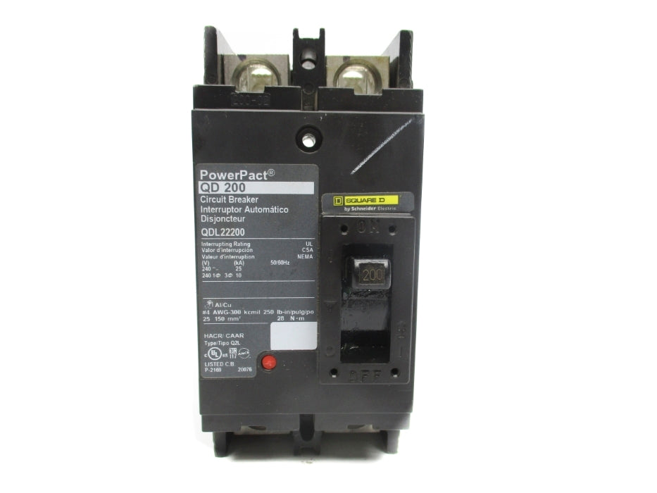SQUARE D QDL22200 240V 200A UNMP