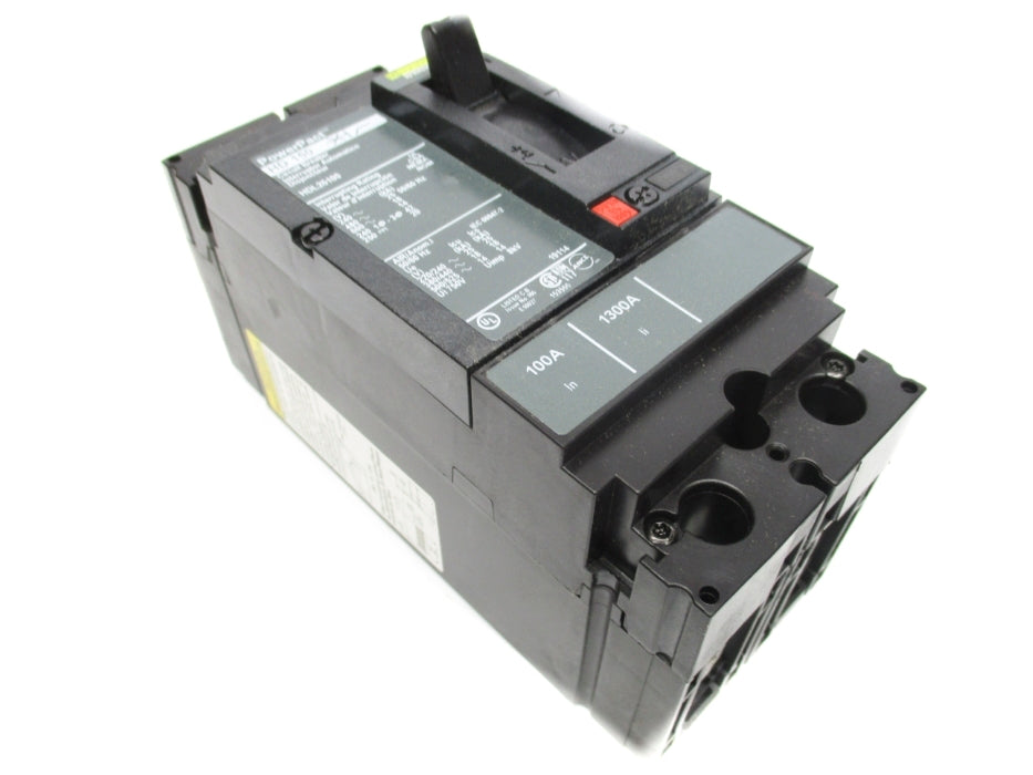 SQUARE D HDL26100 600V 100A NSMP
