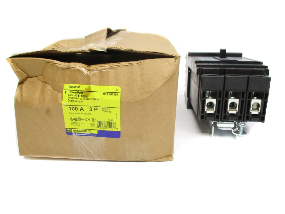 SQUARE D HDA36100 600V 100A NSMP