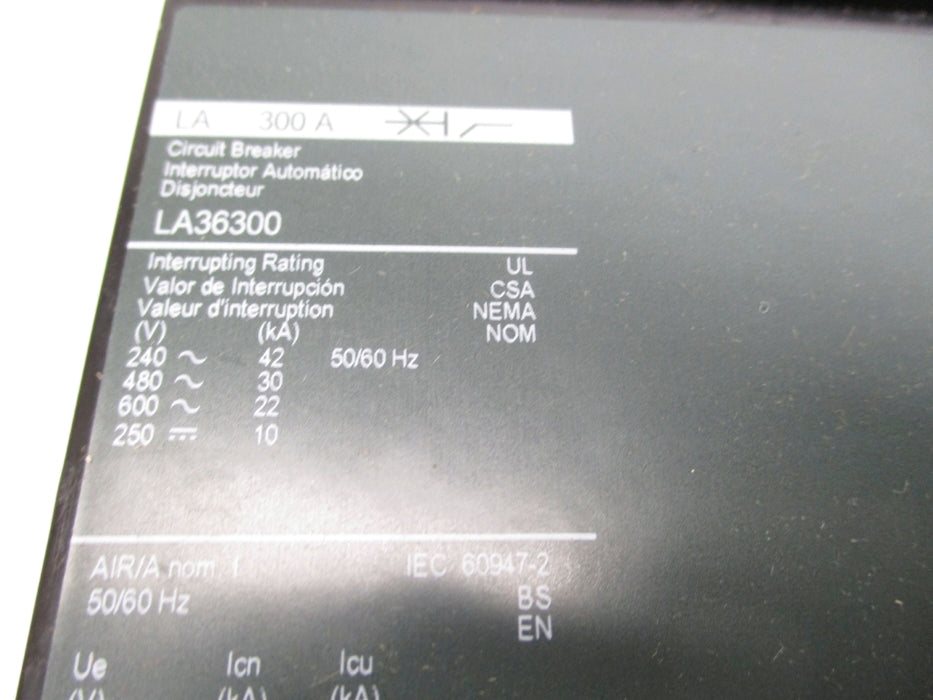 SQUARE D LA36300 600V 300A NSMP