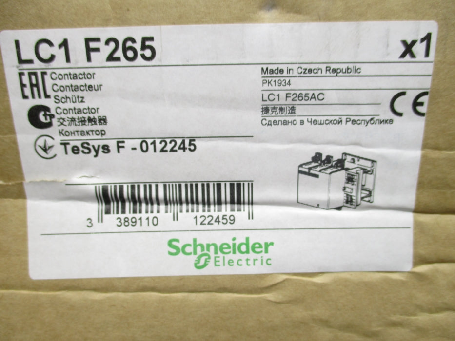 SCHNEIDER ELECTRIC LC1F265 600VAC 350A NSMP
