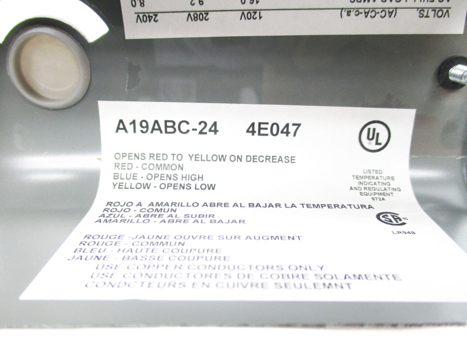 JOHNSON CONTROLS A19ABC-24E NSMP