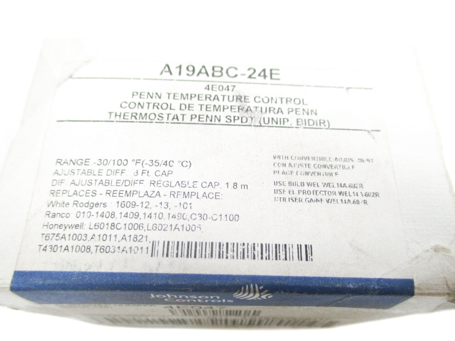 JOHNSON CONTROLS A19ABC-24E NSMP