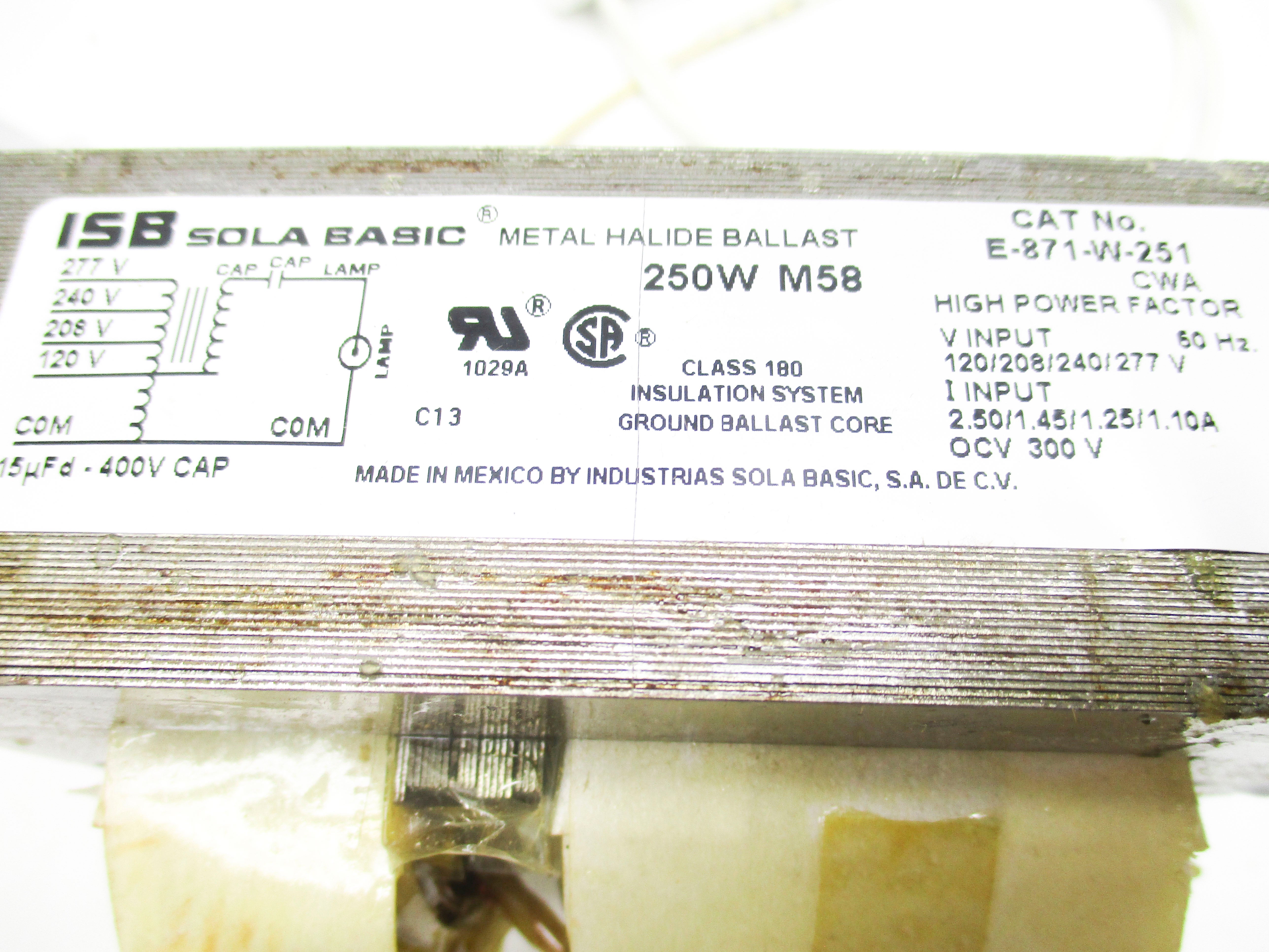 SOLA E-871-W-251 NSMP