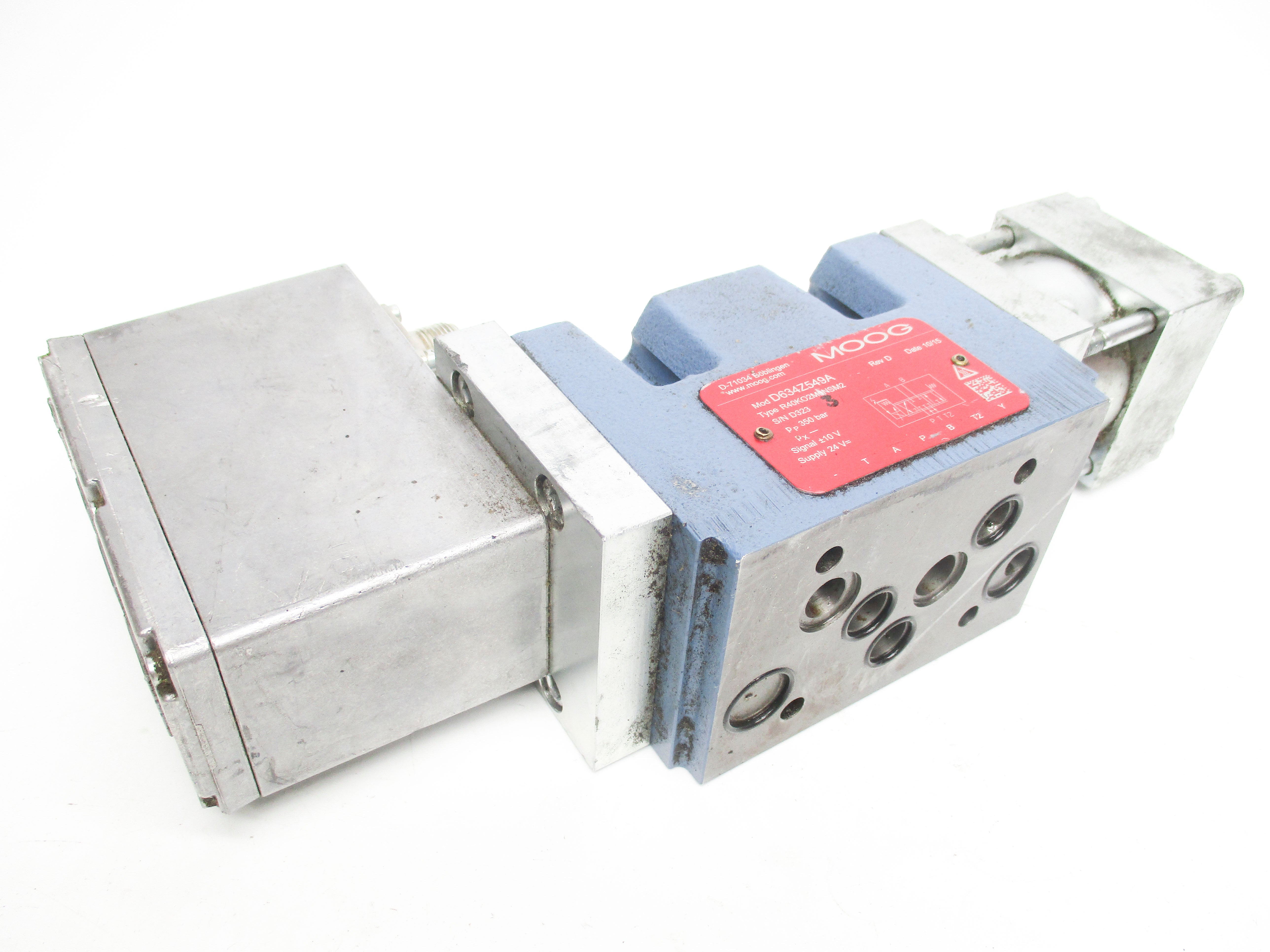 MOOG D634Z549A 350BAR 24V UNMP