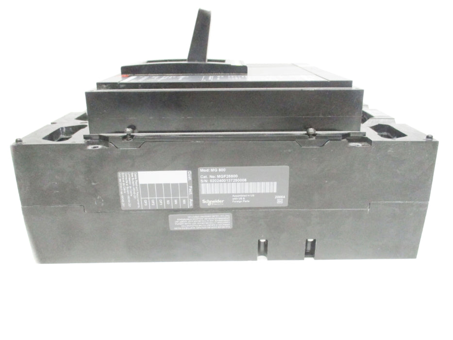 SQUARE D MGF26800 800A 600V UNMP