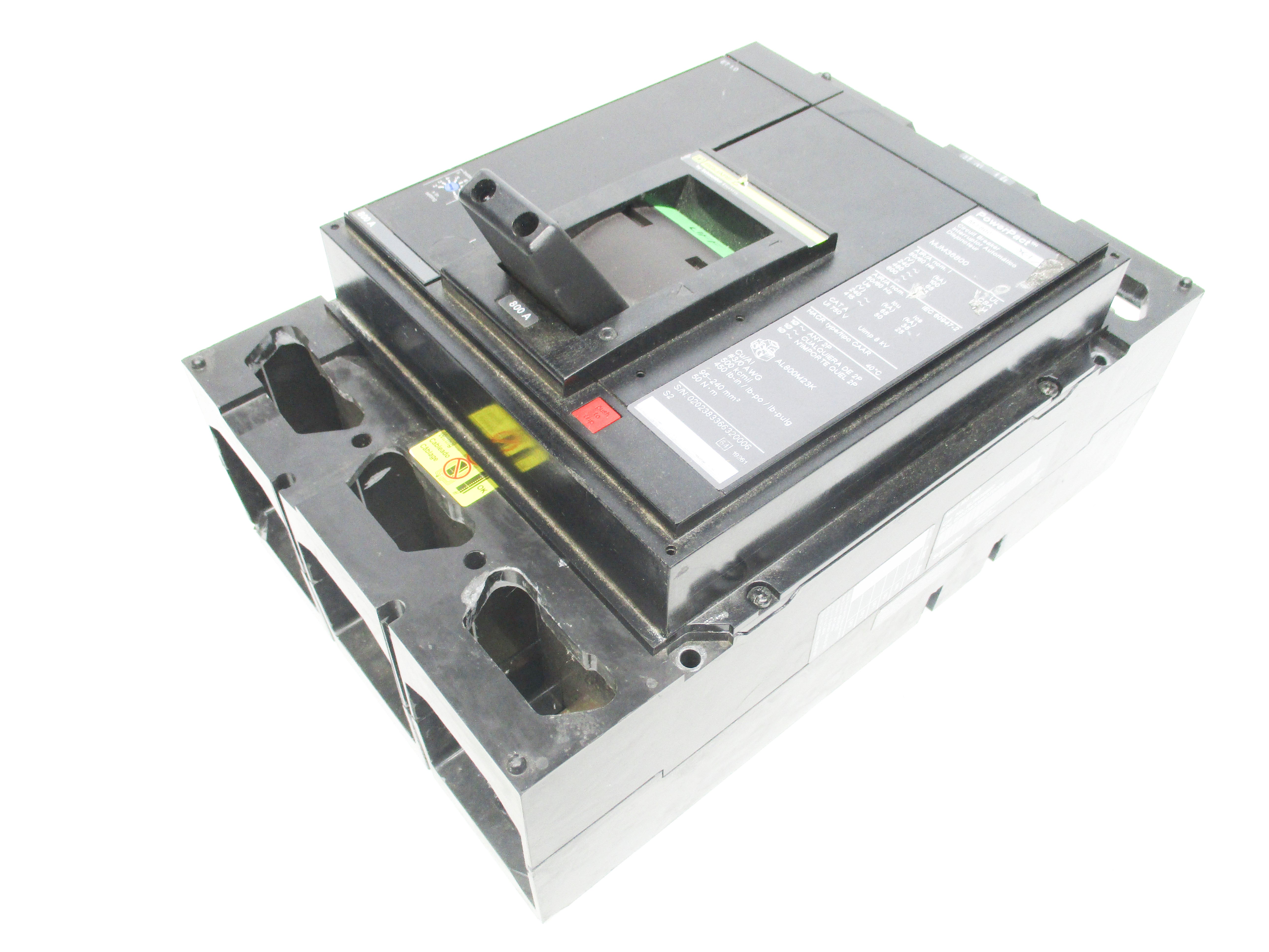 SQUARE D MJM36800 800A 600V (AS PICTURED) UNMP