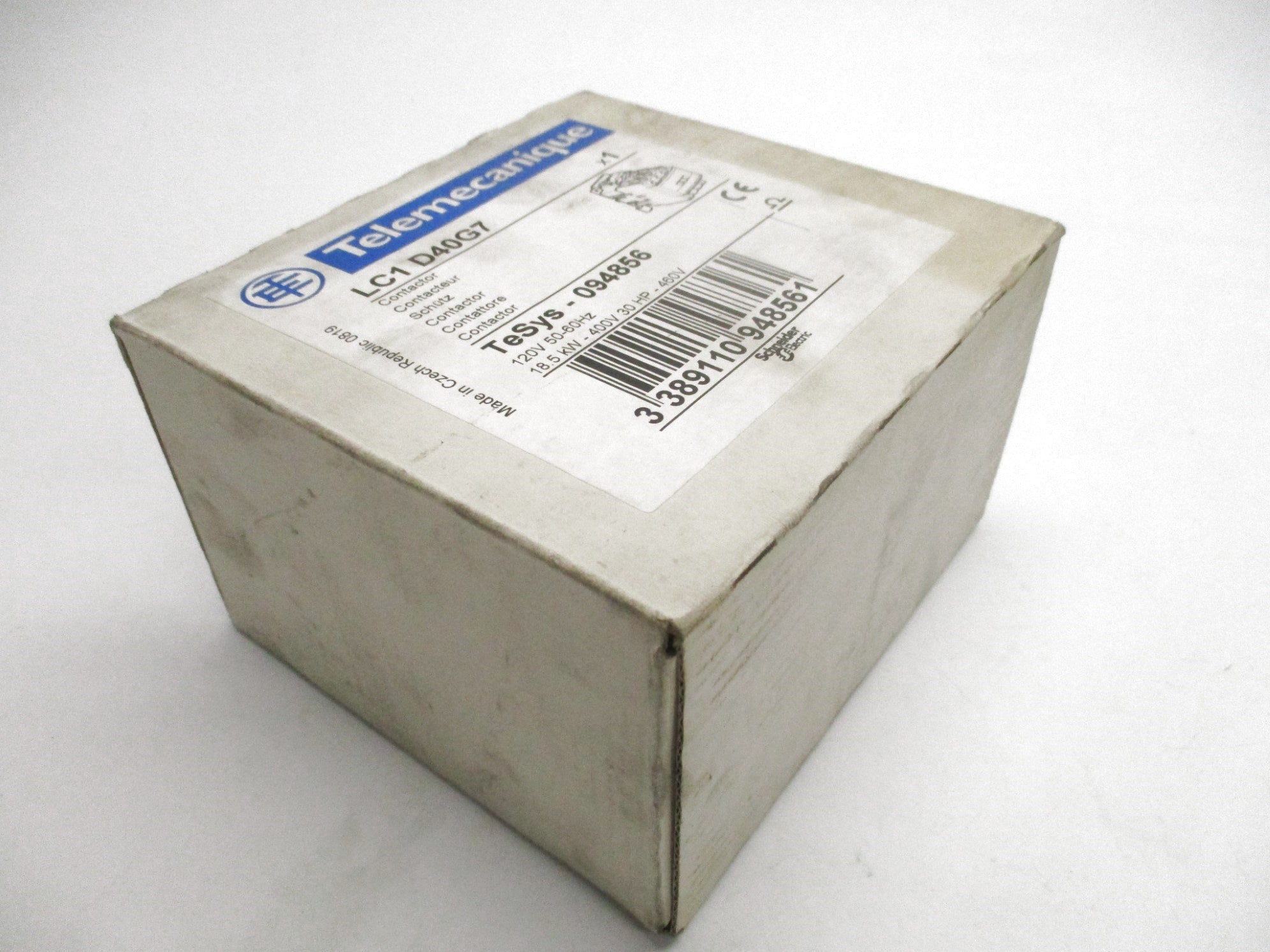 TELEMECANIQUE LC1D40G7 120V NSFS