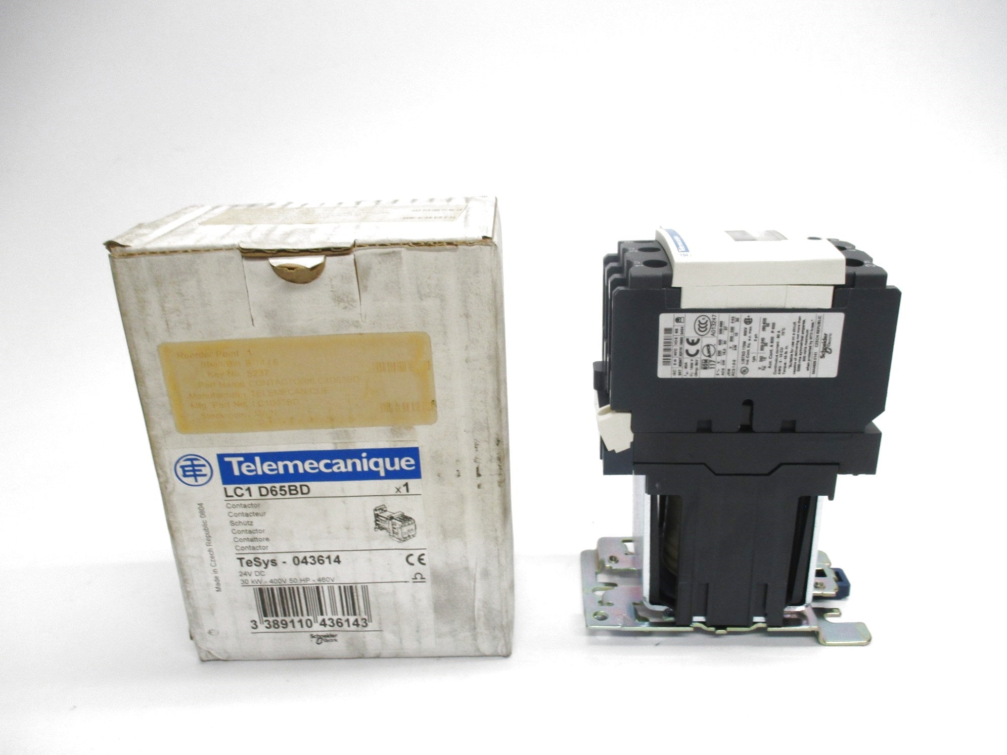 TELEMECANIQUE LC1D65BD 24VDC NSMP