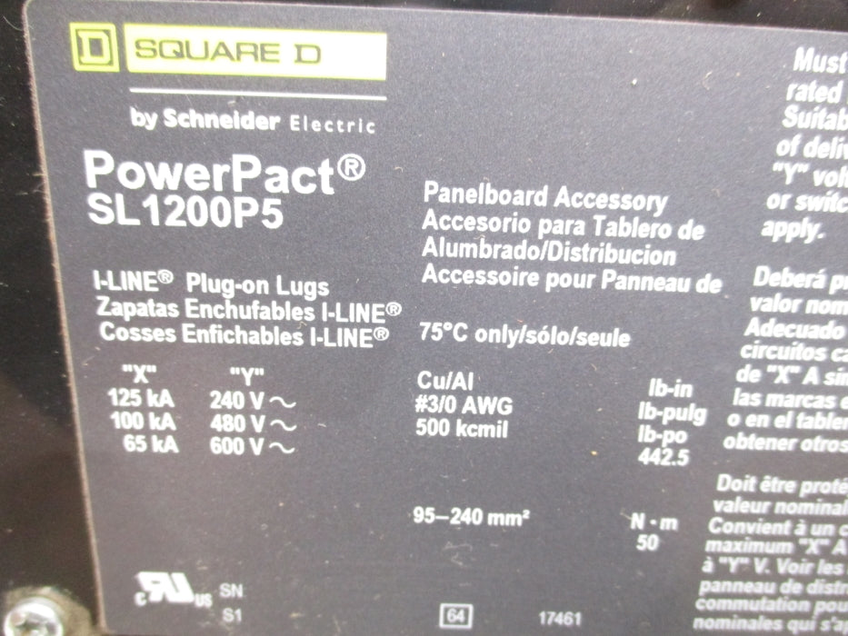 SQUARE D SL1200P5 600V NSNP