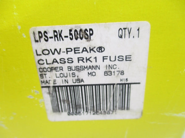 BUSSMANN LPS-RK-500SP 600VAC 500A (YL/YL) NSMP