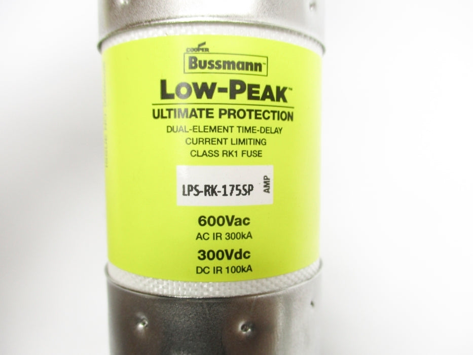BUSSMANN LPS-RK-175SP 600VAC 175A (YL/YL) NSMP
