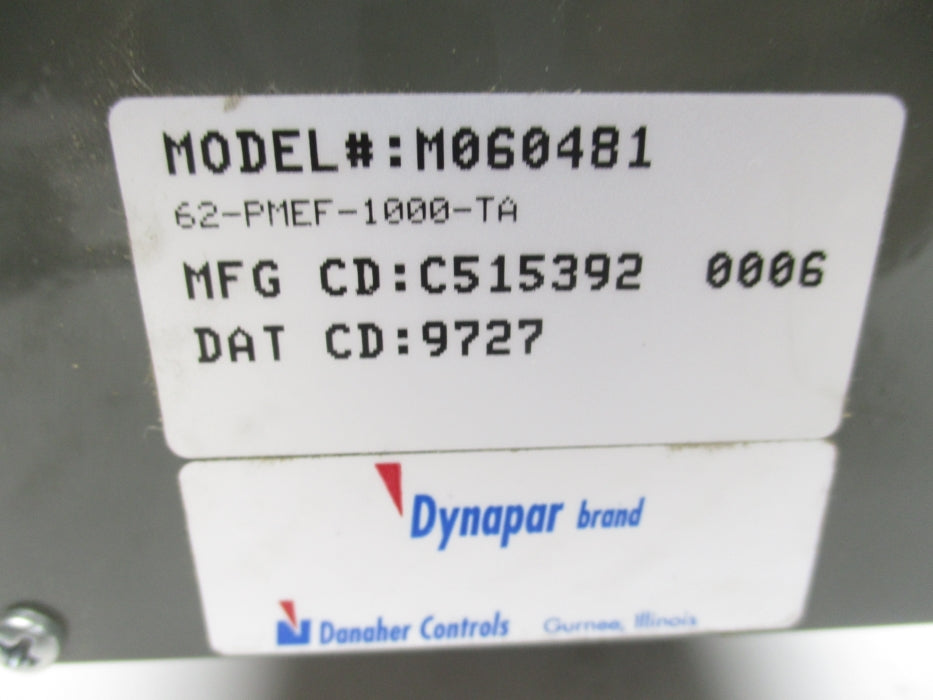 DYNAPAR 62-PMEF-1000-TA M060481 NSMP