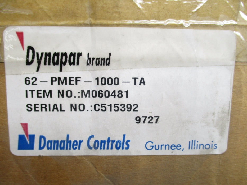 DYNAPAR 62-PMEF-1000-TA M060481 NSMP
