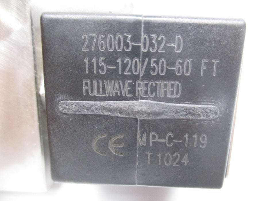 ASCO EV8327G042 115-120V 150PSI 1/4" NSMP