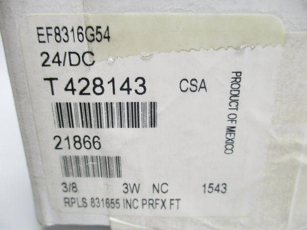 ASCO EF8316G54 24VDC 10-125PSI 3/8" NSMP