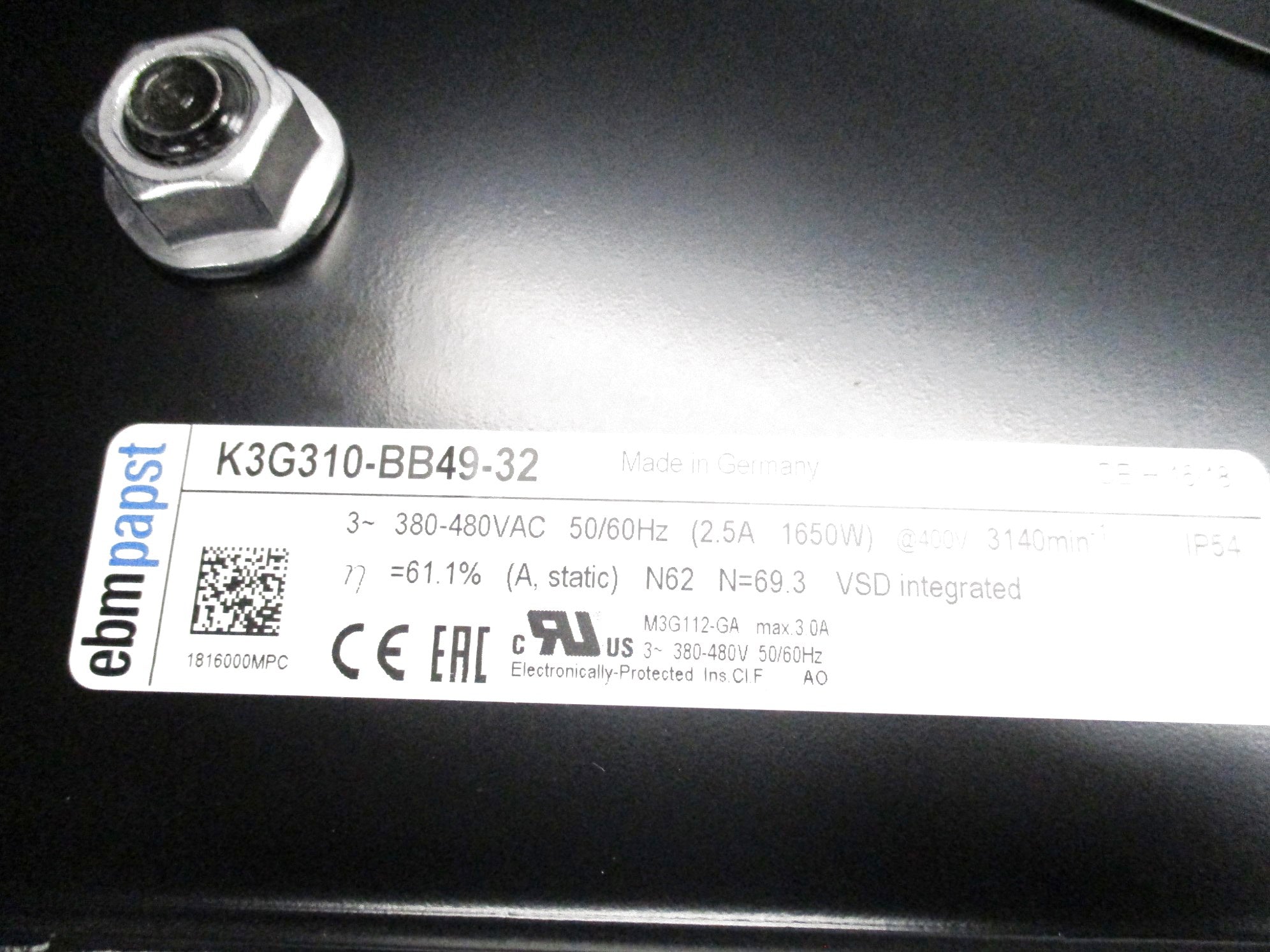 FAN K3G310-BB49-32 NSNP