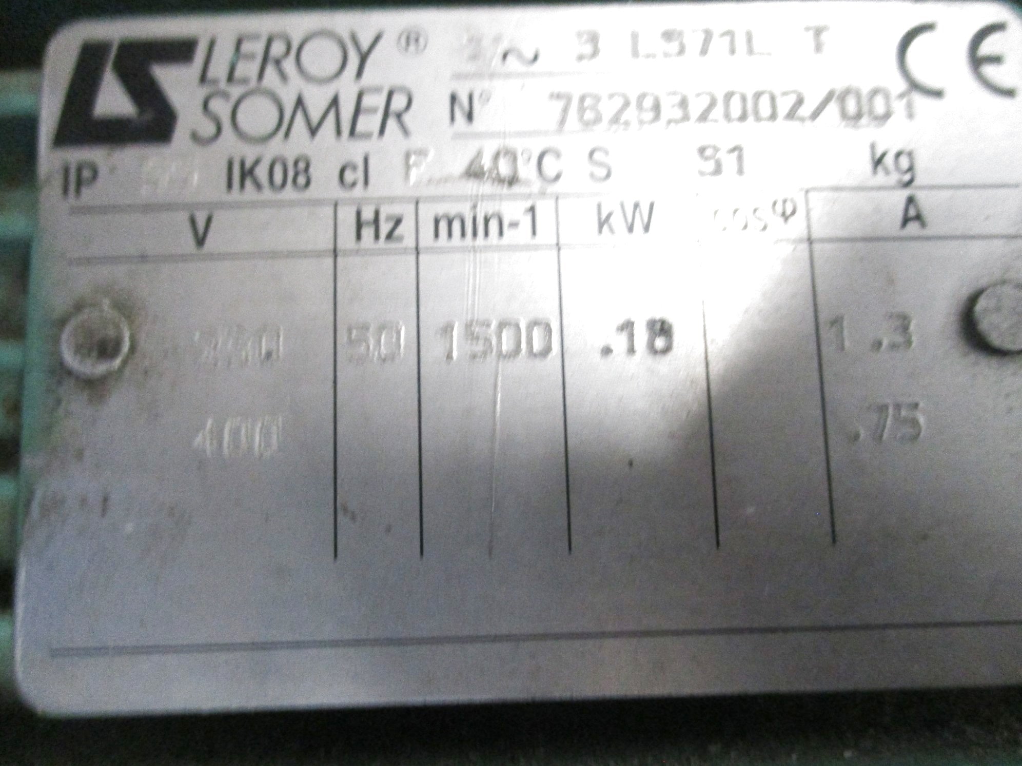 LEROY SOMERS 3LS71LT UNMP