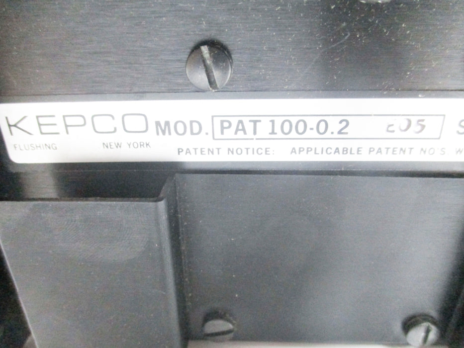 KEPCO PAT100-0.2 (AS PICTURED) NSMP